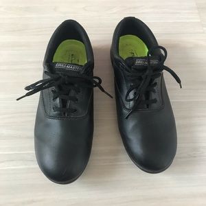Black Drillmasters Marching Band Shoes W10.5 M8.5